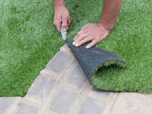 artificial turf installation