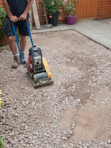 artificial turf installation